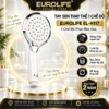 Tay sen thay thế Eurolife EL-H117 1 chế độ phun bão hòa màu trắng Chrome, ren 21mm