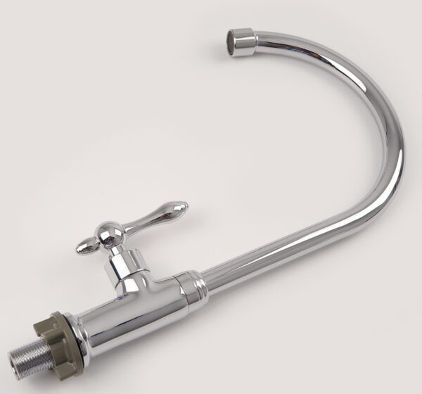 Thân vòi rửa chén Eurolife EL-RC02 mạ Chrome sáng bóng, thiết kế chắc chắn, dễ lắp đặt và phù hợp dùng trong bếp gia đình.
