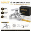 Trọn bộ củ sen lạnh Eurolife EL-SL112 chính hãng gồm thân củ sen Đồng H61 mạ Chrome, hộp nhận diện thương hiệu và phiếu bảo hành 2 năm; ren kết nối 21 mm thuận tiện lắp đặt.