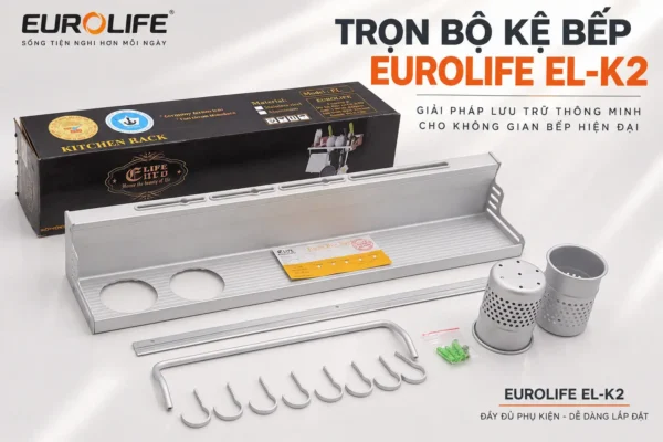 Trọn bộ kệ bếp đa năng nhôm Eurolife EL-K2