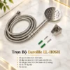 Trọn bộ Eurolife EL-110SH gồm tay sen Inox SUS 304 Satin, dây sen 150cm, bát gác, 2 ốc vít và 2 tắc kê