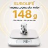 Van T chia 2 đường nước Eurolife EL-VG02 có trọng lượng 148g, thân kim loại cầm chắc tay và kích thước gọn để thuận tiện lắp đặt.