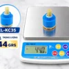 Lõi van Ceramic Eurolife EL-KC35 trên cân điện tử có trọng lượng 44 g