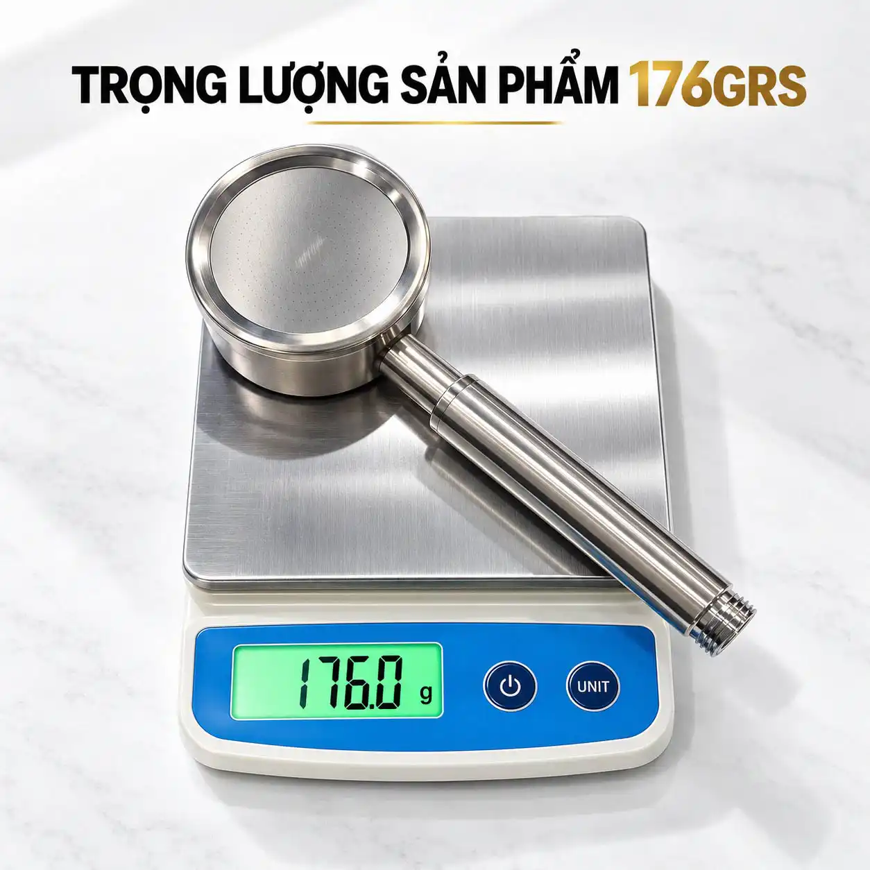 Tay sen thay thế Inox SUS 304 Eurolife EL-H119 trên cân điện tử với trọng lượng 176g