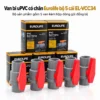 Bộ 5 van bi uPVC Eurolife EL-VCC34 size 34 mm 1 inch kèm 5 hộp sản phẩm