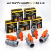 Van bi uPVC Eurolife EL-VN bộ 5 cái kèm hộp sản phẩm