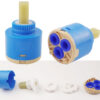 Van Ceramic JJ Taiwan của vòi rửa chén mạ PVD Eurolife EL-KM13 giúp đóng mở nhẹ, kiểm soát nước nóng lạnh ổn định và bền bỉ hơn.