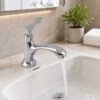 Vòi lavabo Eurolife EL-LL115 sử dụng thực tế trên chậu rửa mặt