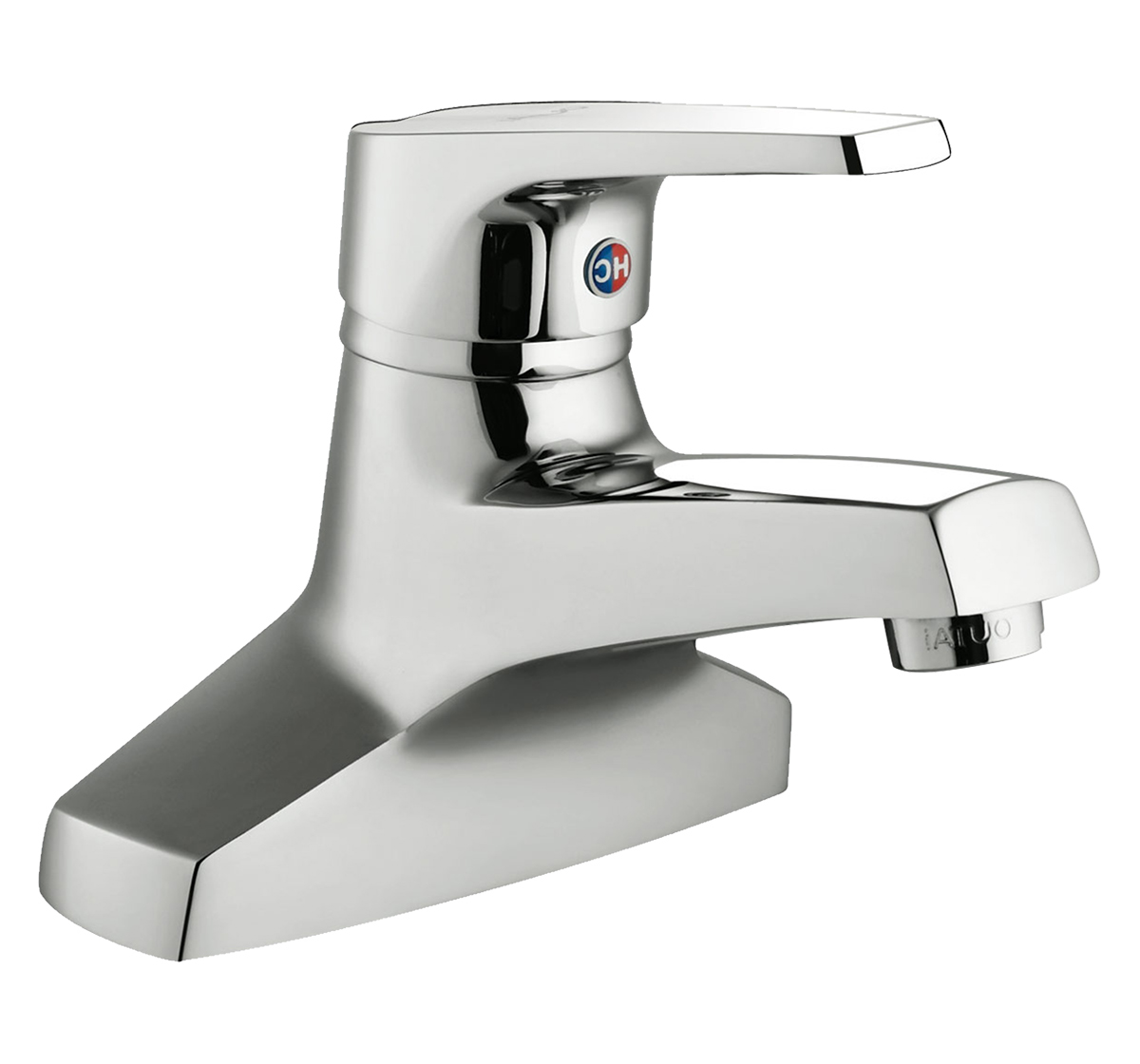 Hình ảnh vòi lavabo nóng lạnh 2 chân Eurolife EL-IRIS 03 trong combo sen tắm nóng lạnh Eurolife IRIS 03, chất liệu Đồng H61, bề mặt mạ Chrome, phù hợp chậu lavabo 2 lỗ.