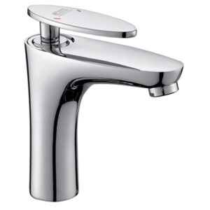 Vòi lavabo nóng lạnh Eurolife EL-CAM 02 thân Đồng H61, mạ Chrome sáng bóng, thiết kế thân tròn cong đẹp mắt, van Ceramic JJ Taiwan, đầu tạo bọt chống văng bắn, bảo hành 5 năm.