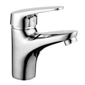 Hình đại diện vòi lavabo nóng lạnh Eurolife EL-LOT 02 chính hãng, thân Đồng H61 mạ Chrome, trọng lượng 848g, đầu tạo bọt chống văng bắn và bảo hành 5 năm.