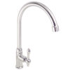Vòi rửa chén lạnh Eurolife EL-RC02 chính hãng với thiết kế cần cong, xoay 360 độ, đầu tạo bọt chống văng và bề mặt Chrome sáng đẹp.