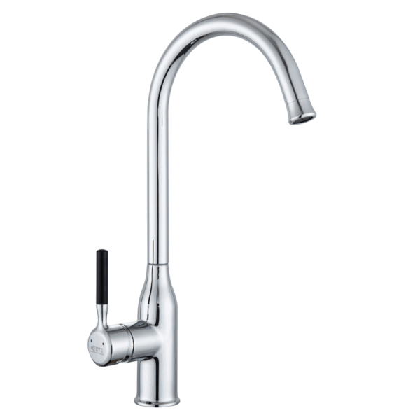 Vòi rửa chén nóng lạnh Eurolife EL-KM04 thân Đồng H61, mạ Chrome 5 lớp, cần quay 360 độ có vòng bi, đầu tạo bọt chống văng, phù hợp chậu rửa chén 1 hố hoặc 2 hố.