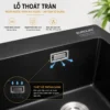 Xả tràn chậu rửa chén đá thạch anh Eurolife EL-QC8349