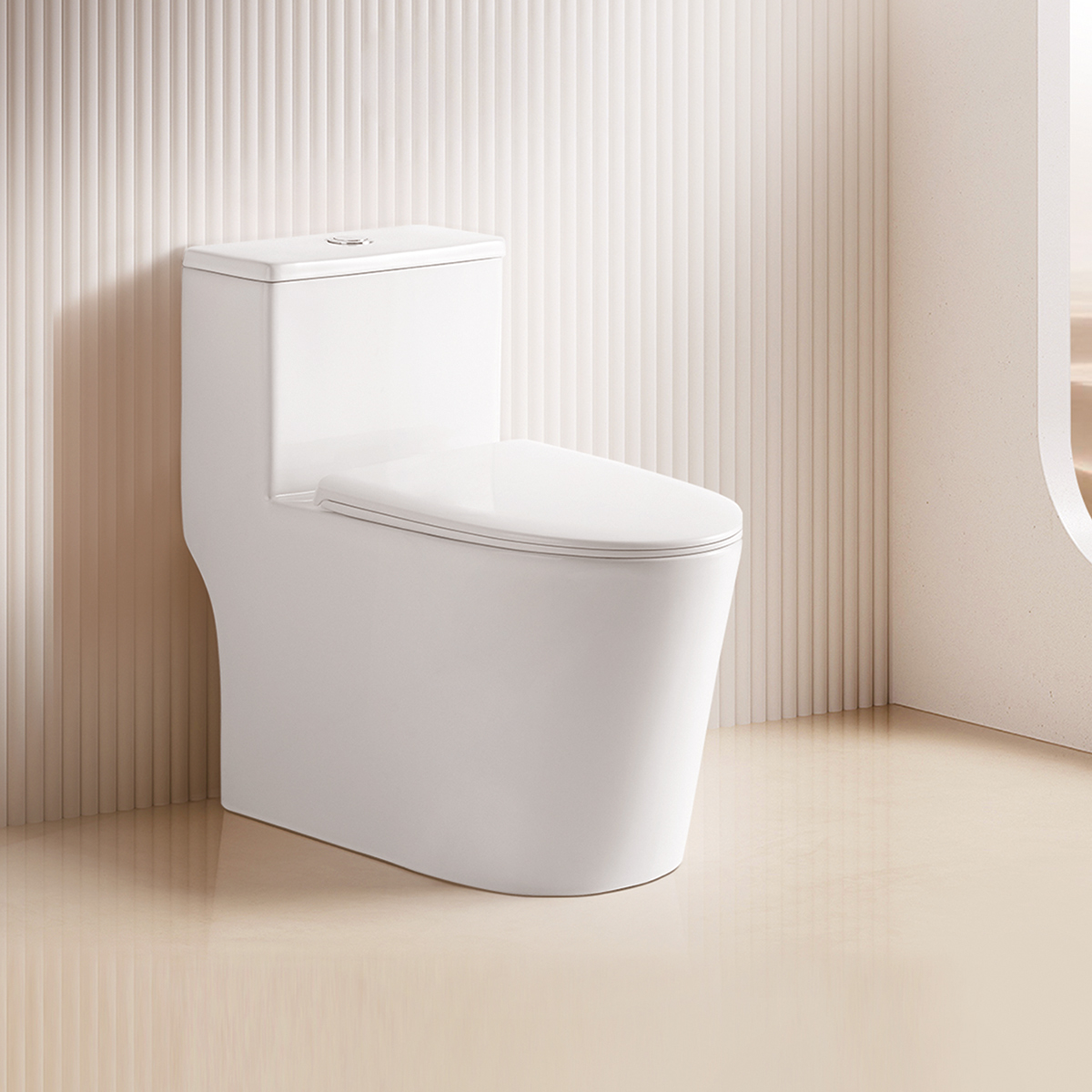 Bồn cầu 1 khối Eurolife EL-LUX8298-4 trong combo phòng tắm Eurolife SC902, thiết kế liền khối hiện đại, phù hợp cho nhà mới, căn hộ và phòng tắm gia đình.