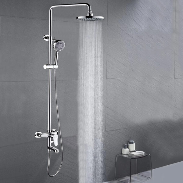 Sen cây Eurolife EL-SC902 trong combo phòng tắm Eurolife SC902 với chế độ xả nước sen mưa, thiết kế tắm đứng hiện đại, phù hợp cho phòng tắm gia đình.