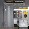Hình đại diện Flash Sale sen cây Eurolife EL-S909 Inox SUS 304, thiết kế sen cây nóng lạnh 3 chế độ nước, bề mặt Inox xước mờ, đài sen siêu mỏng chảy êm, miễn phí vận chuyển toàn quốc và bảo hành chính hãng 5 năm.