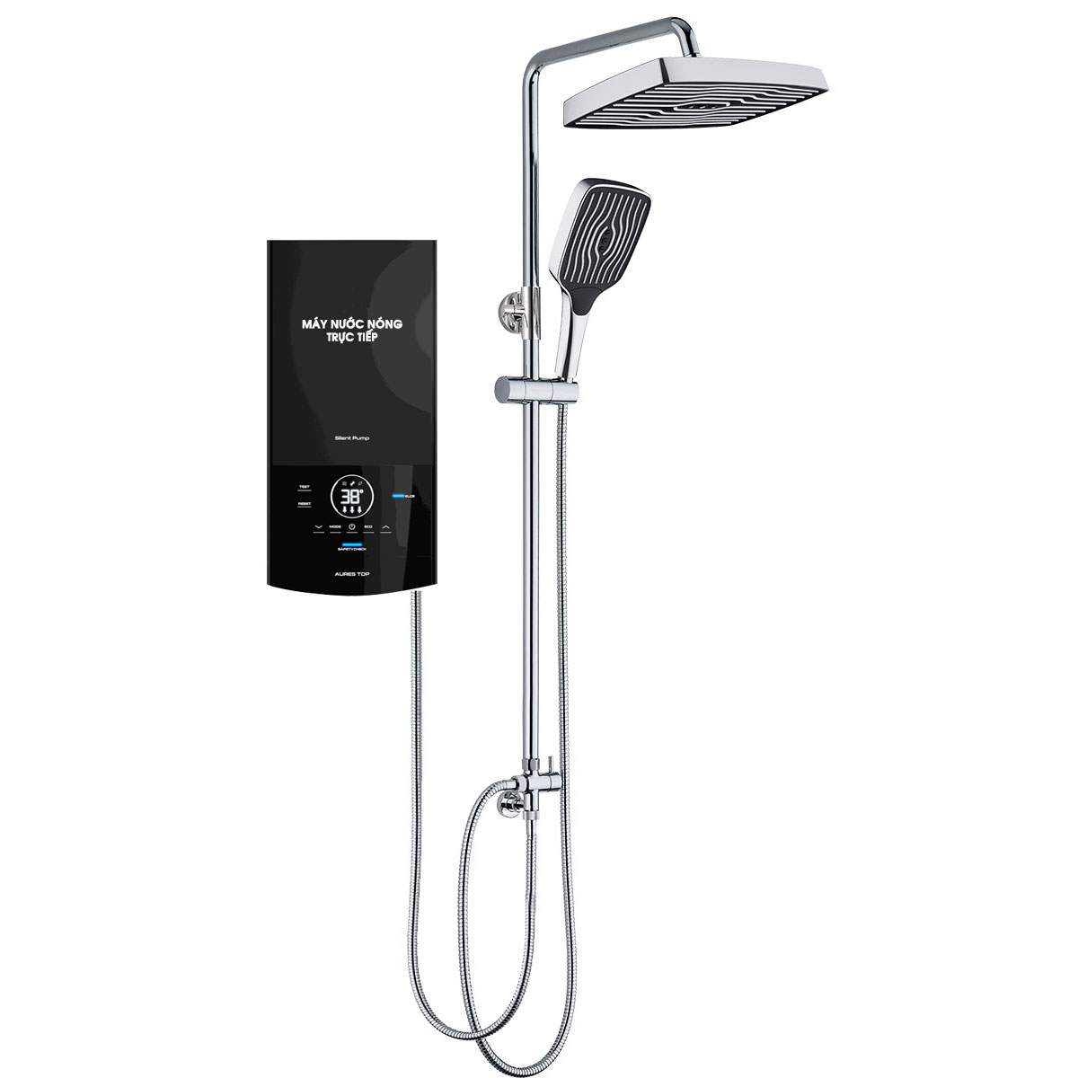 Hình đại diện sản phẩm sen cây đa năng Eurolife EL-SCL01 dùng cho máy nước nóng trực tiếp, củ sen nóng lạnh, củ sen lạnh hoặc vòi lạnh, hỗ trợ nâng cấp phòng tắm nhanh gọn.