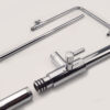 Ống dẫn và bộ chia nước của sen cây đa năng Eurolife EL-SCL01 có bề mặt mạ Chrome sáng bóng, giúp lắp đặt chắc chắn và chuyển đổi nước giữa đài sen với tay sen dễ dàng.