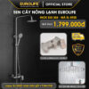 Hình đại diện sản phẩm sen cây Eurolife EL-S920 chạy Flash Sale, chất liệu Inox SUS 304, thân củ sen vuông khỏe khoắn, đài sen siêu mỏng, bảo hành 5 năm và miễn phí vận chuyển toàn quốc.