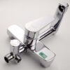 Hình ảnh thân củ sen Eurolife EL-SC913 mạ Chrome, thiết kế chắc chắn, tay gạt dễ thao tác và bộ chuyển chế độ nước tiện dụng.