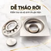 Eurolife EL-HG-X11 tháo rời nắp thu nước và nắp trung tâm để kiểm tra vệ sinh